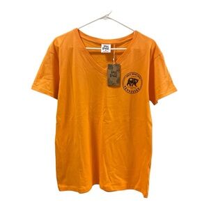Day Break Orange Women’s T-Shirt Great Smoky Mountains Graphic Size M Souvenir
